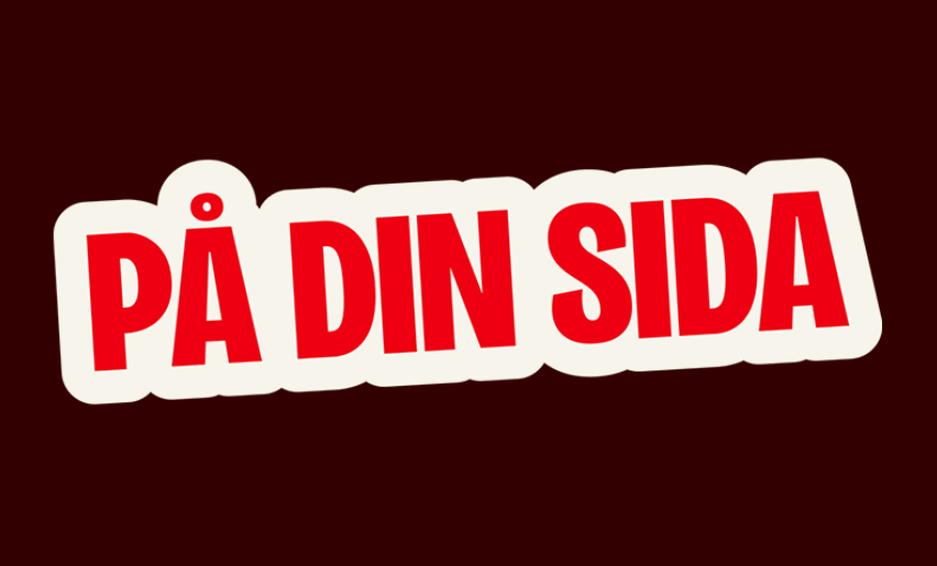 Text: på din sida